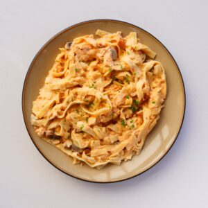 Tagliatelle met zalm